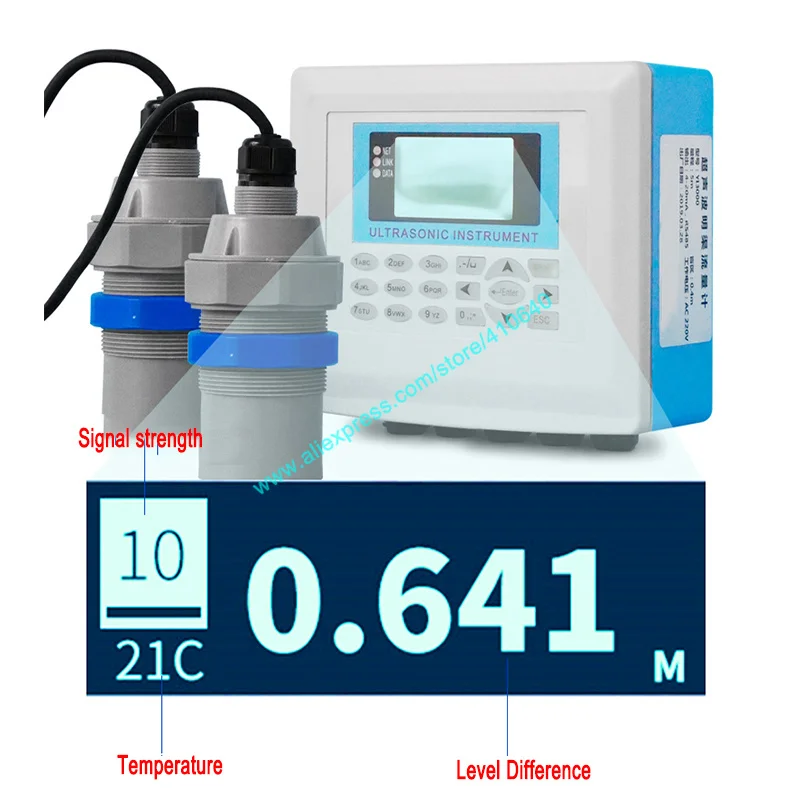 

Trumsense Ultrasound Liquid Level Difference Gauge to Measure Liquid Depth Difference Between Grids in Sewage Treatment Plant