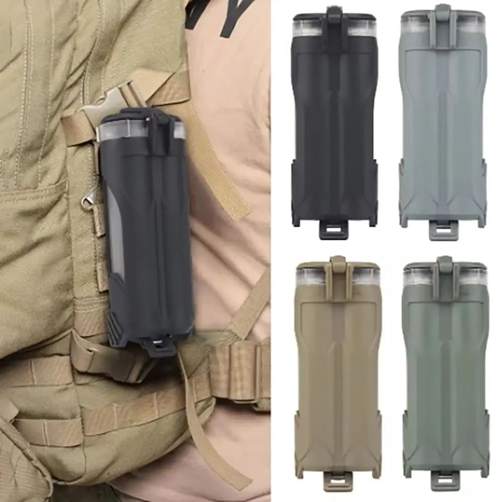 Portable 2-Hole Battery Storage Box Waterproof Dustproof Outdoor Tool Pouch or AAA/CR123 Batteries Multifunctional Battery Case