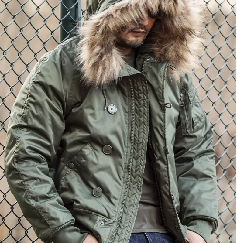 

Уличный инструктор N2B, тактическая хлопковая куртка с капюшоном для мужчин, утолщенное ветрозащитное зимнее пальто