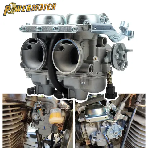 PD26J Twin Cylinder Carburetor Motorcycle Cafe Racer Tuning For Honda CBT125 CB125T CA250 Rebel 250 CB250 CMX250 SPD26J QJ250-3