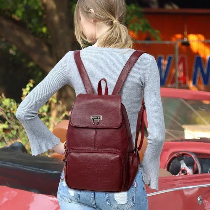 2026 New Women's Casual Backpack – Stylish Handheld Travel & Student Backpack for Women