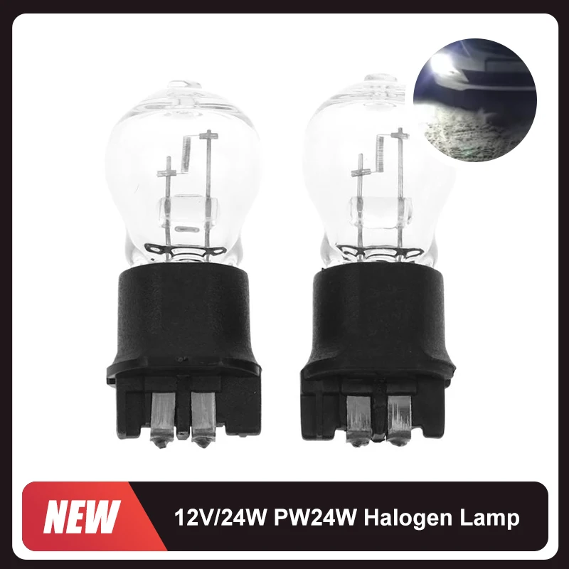 

12V/24W PW24W Halogen Lamp For A4/CC Golf MK7 F30 3 Series Daytime Running Light Replacement DRL Lamp Bulb