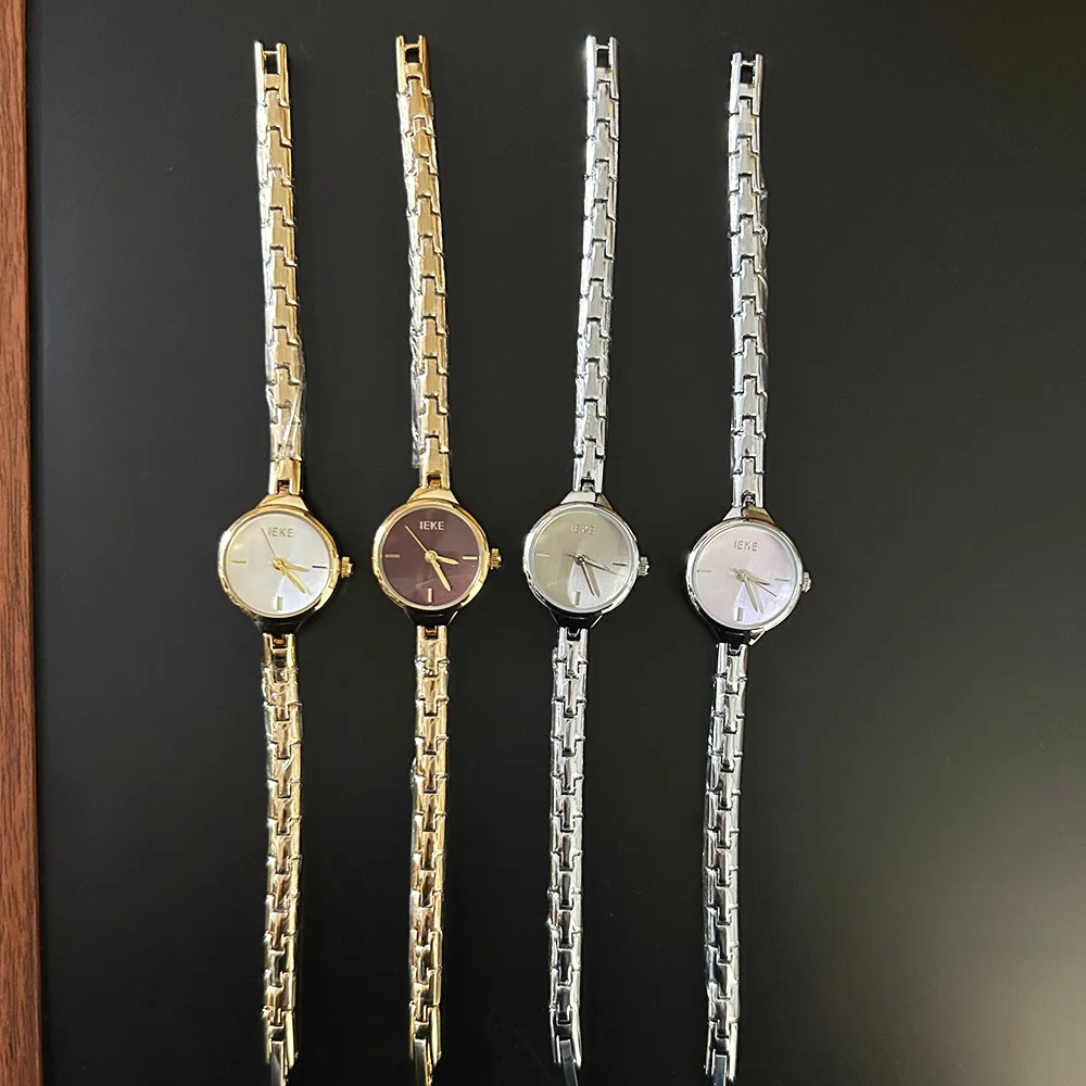 Round Colorful Bracelet Watch For Women, Sophisticated Design, Elegant And Simple, Versatile Quartz Women'S Accessories.