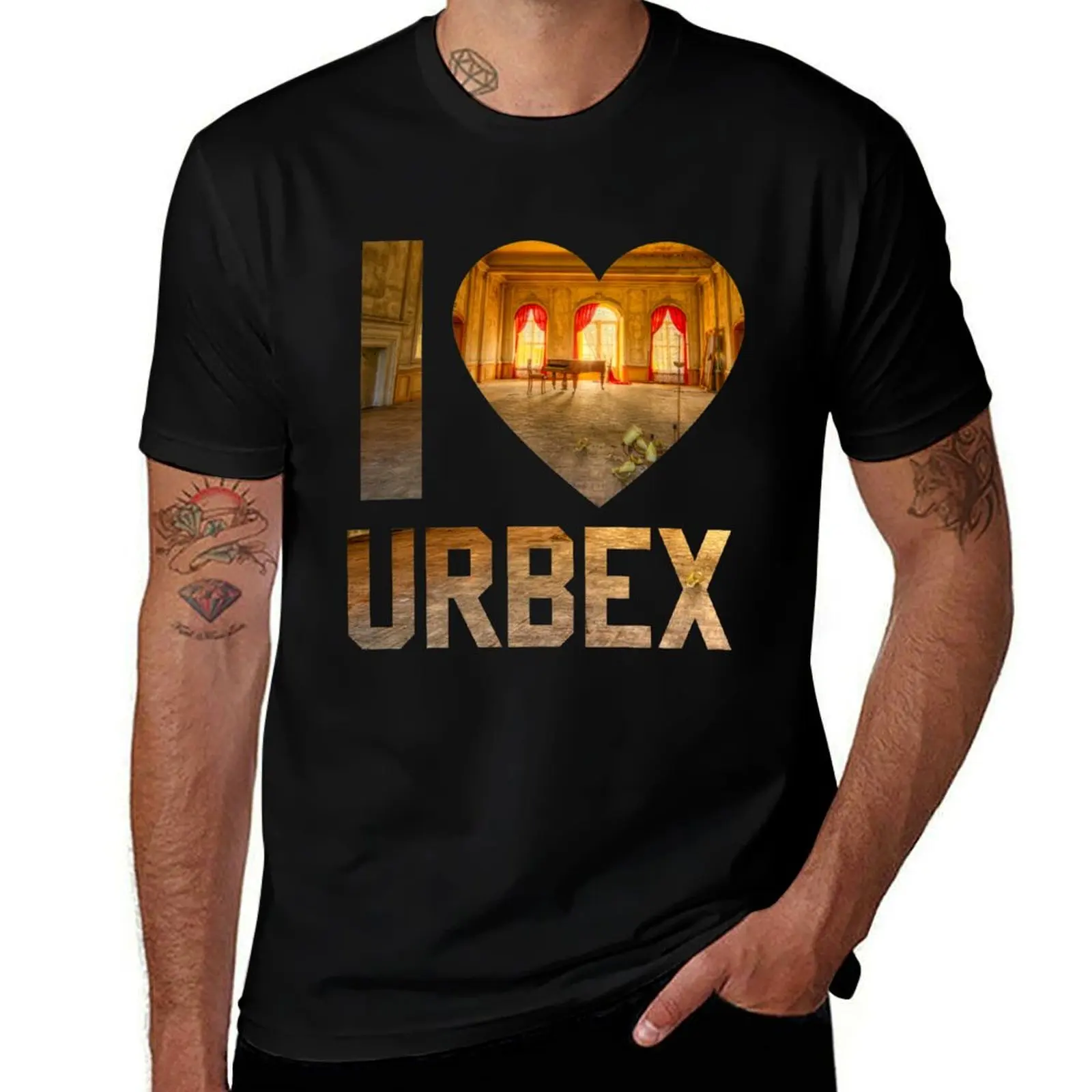 

I LOVE URBEX T-Shirt t shirts for man graphic tees t shirts for man pack white mens graphic t shirts T-Shirt