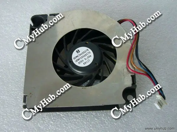 For Toshiba Qosmio F30 Series UDQFC55E6CT0 GDM610000278 DC5V 0.33A 4Wire 4Pin Cooling Fan UDQFC55E6CT0 GDM610000278