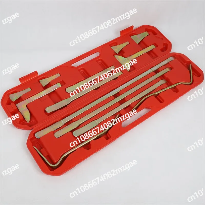 Car dent repair tool, 13 piece sheet metal tool set