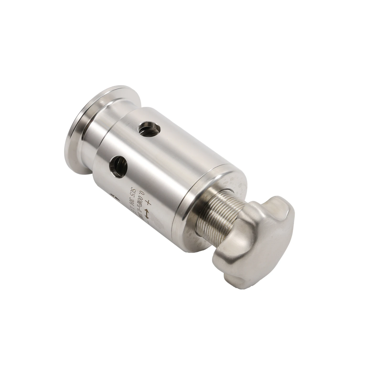 Detalhe 3 de Válvula solenoide Adjustable Pressure Relief Valve Tri Clamp 1.5\ Outras válvulas