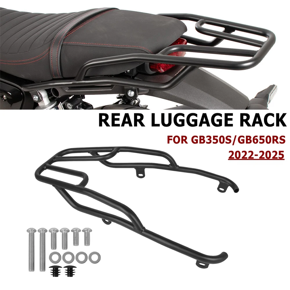 

For Honda GB350S CB350RS GB 350 GB350 S GB 350 RS 2022-2025 Motorcycle Rear Seat Luggage Rack Tail Rack Cargo Carrier Shelf