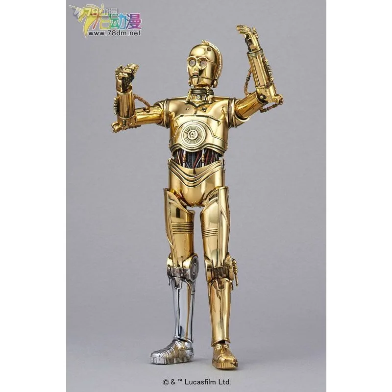 バンダイ本物のスターウォーズシリーズ組み立てモデルロボットシリーズ 1/12 C-3PO プラスチック組立モデルグッズ絶妙なモデル