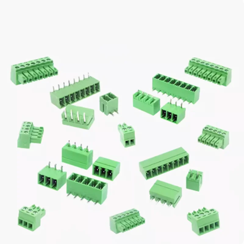 5pairs 15EDG 3.81mm PCB Screw Terminal Block 2-12PIN Male Plug Female Socket Pin Header Wire Connector