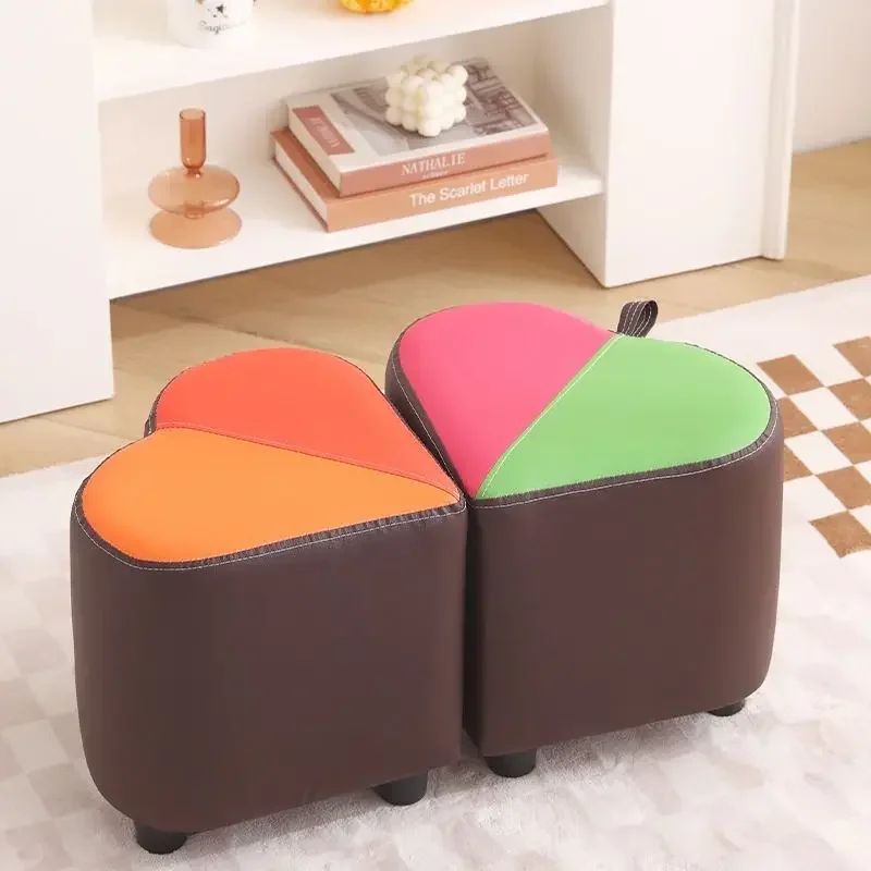 

Home Short Stools Living Room Sofa Stools Entry Shoes Changing Stool Furniture Ottomans Bench Pouf Stool Vanity Solid Wood