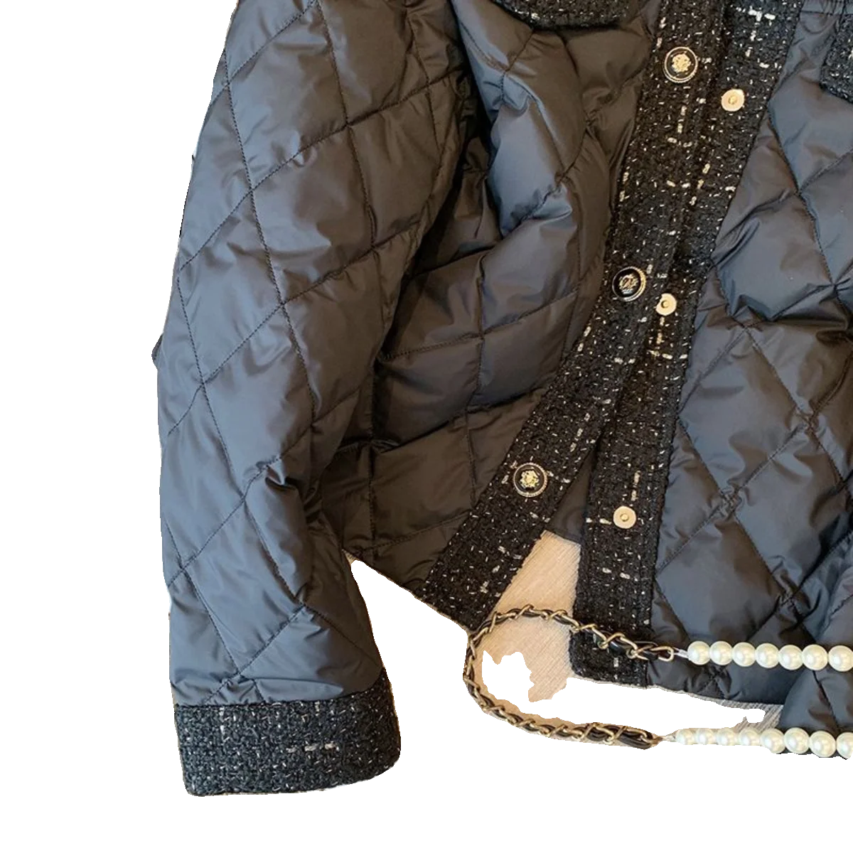 

Lightweight Cotton Jaet Women's ort Sle Winter Outerwear Flip Collar Faionable Commute Long Sve Straight Cut Coat