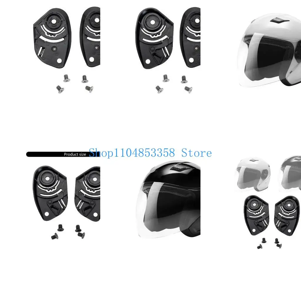 

652F Secure Quick Mounting Helmets Bottom Base Adapter Connector for T-526 Skiing Skateboarding Biking Activities Enthusiasts