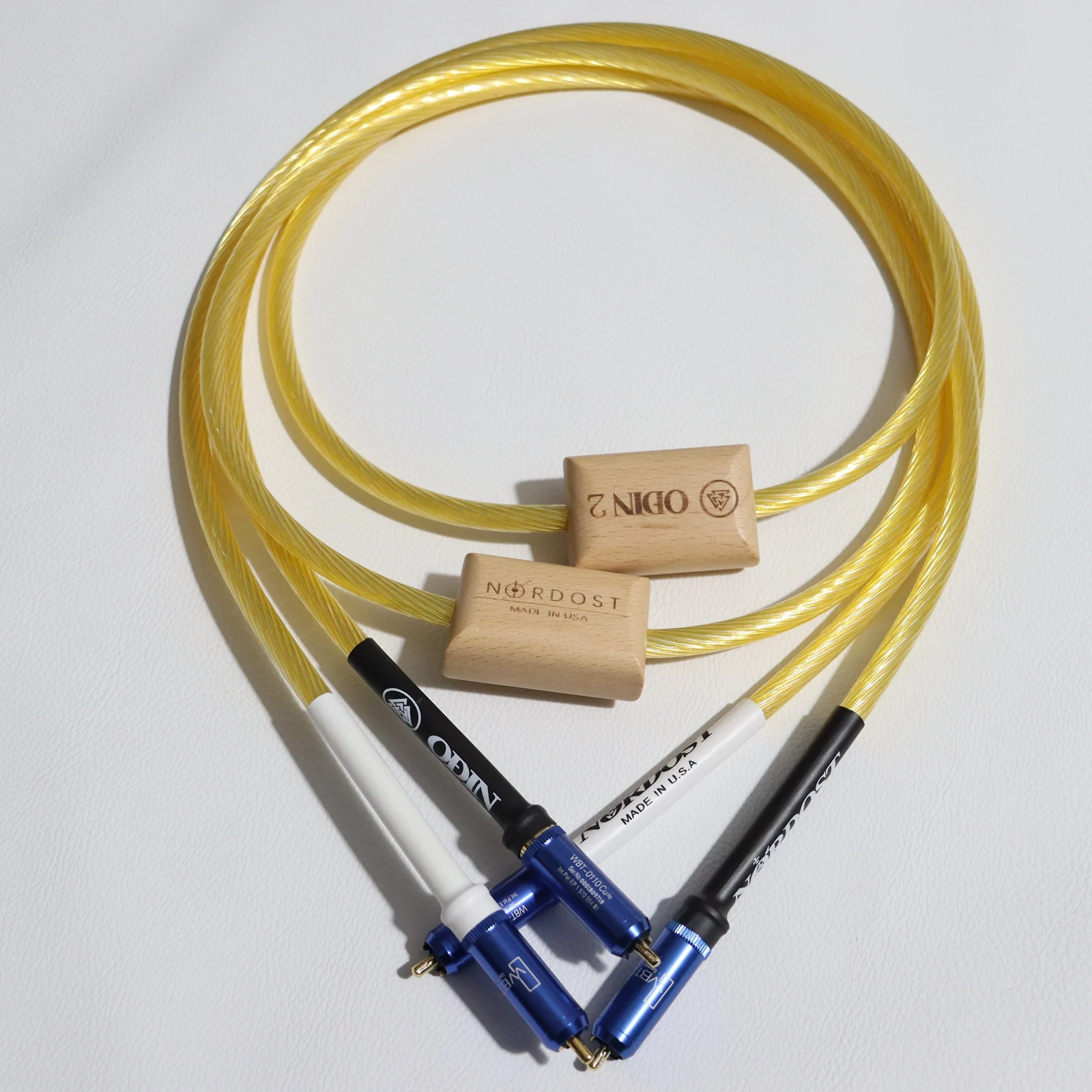 

1 pair ZUIDID OD GOLD series HiFi RCA Cable Silver Audio Cable for Audiophile CD Amplifier Tube wire with WBT RCA plug