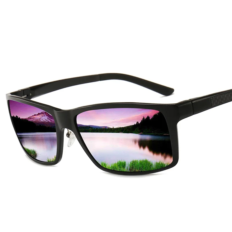 

Aluminum Magnesium Polarized Rimless Lens Sunglasses For Men High Definition Retro Women Eyewear Leisure Driving Glasses