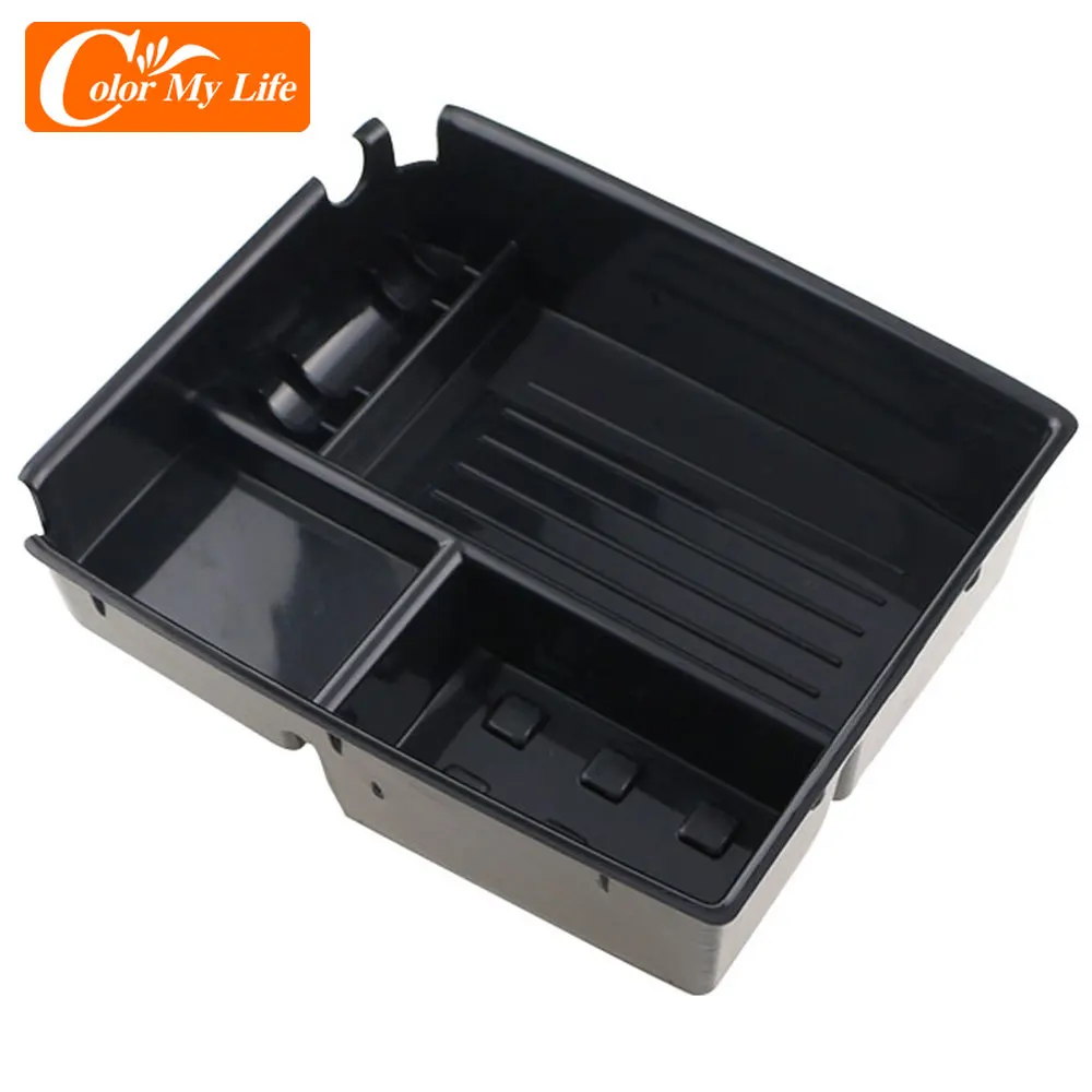 ABS Car Armrest Box Storage Holder Case for Kia Sportage SL 3 R Sportage3 SportageR 2011 - 2015 Accessories