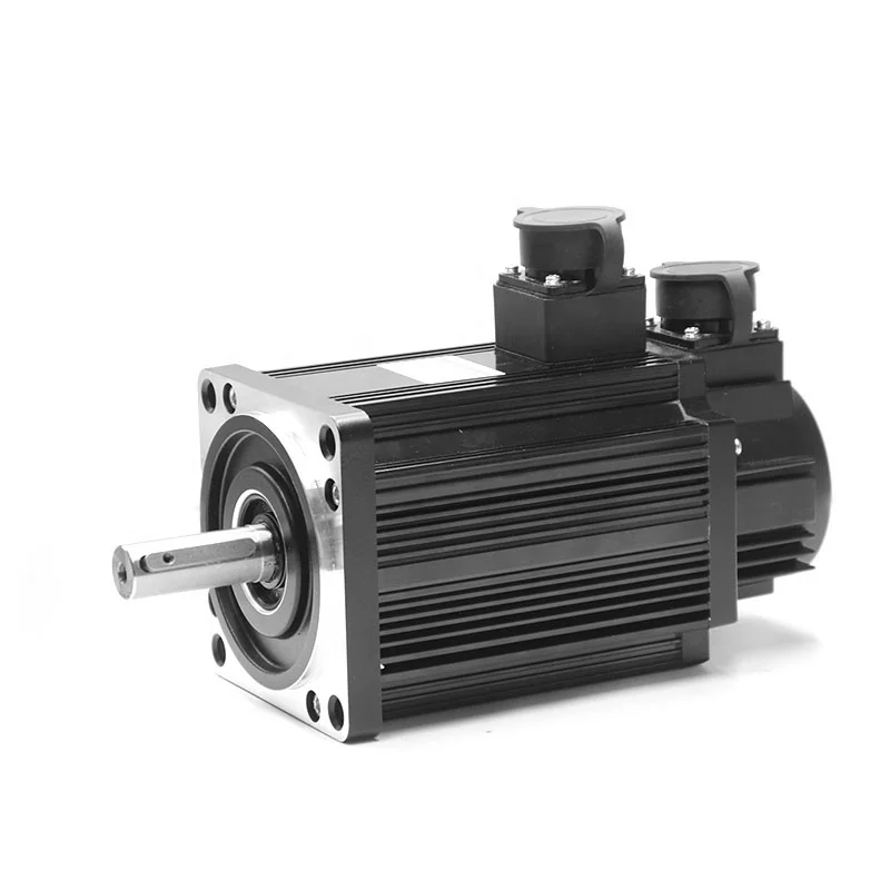 Siheng Motor Factory's 110mm Nema42 Flange 220V 1.2kw 6nm Single-Phase AC Servo Motor Driver for Wire-Stripping Machine
