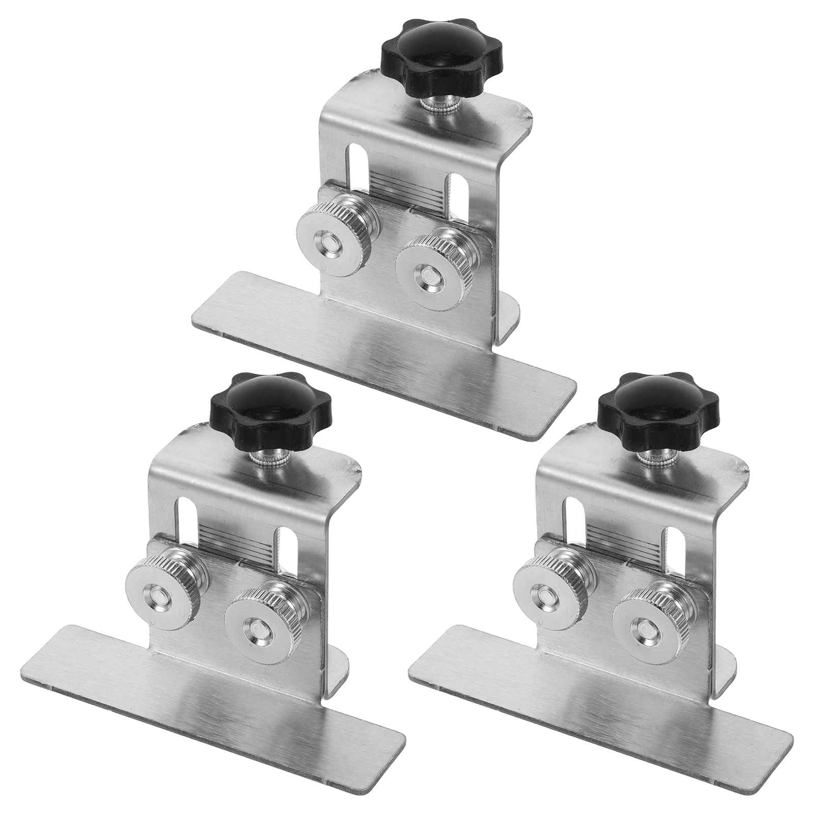 

3pcs Adjustable Cabinet Door Installation Tool Quick Fit Positioner Woodworking Jig Hinge Alignment Kit Hardware Template Clamp