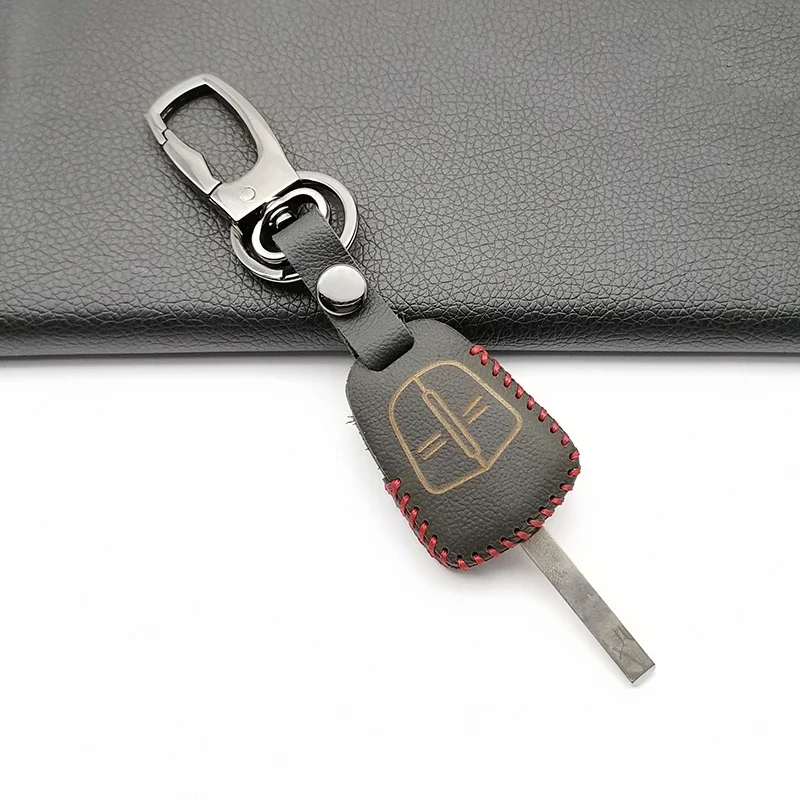 leather car key case For Vauxhall / Opel Corsa D Meriva Signum Vectra Zafira ASTRA H  Agila Holder Remote Shell Cover Key Fob