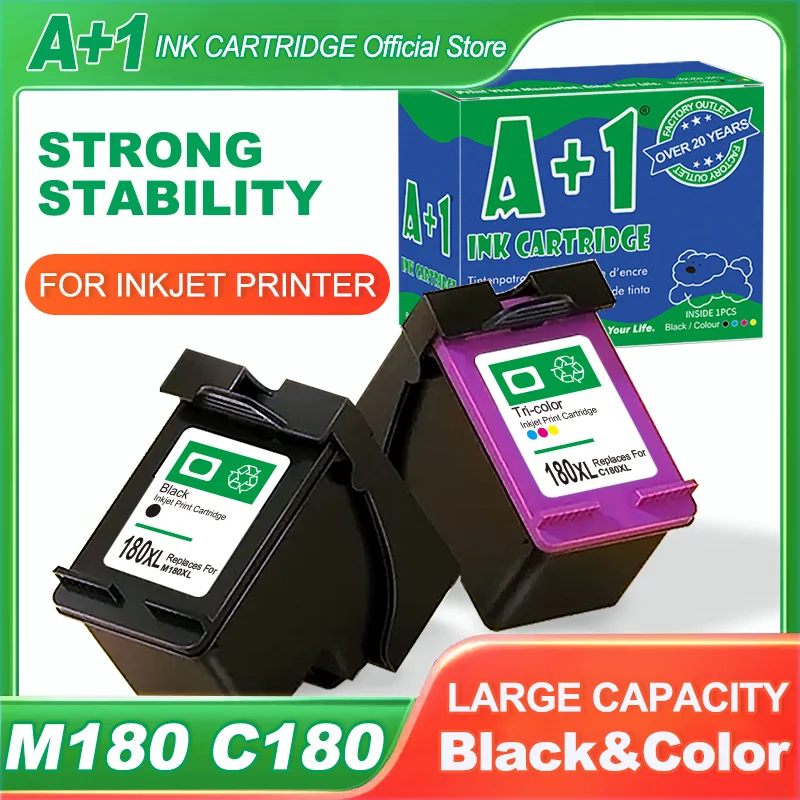 

Remanufactured Compatible Ink Cartridge for Samsung M180XL C180XL INK-C180 INK-M180 Suitable for Printer SL-J1660