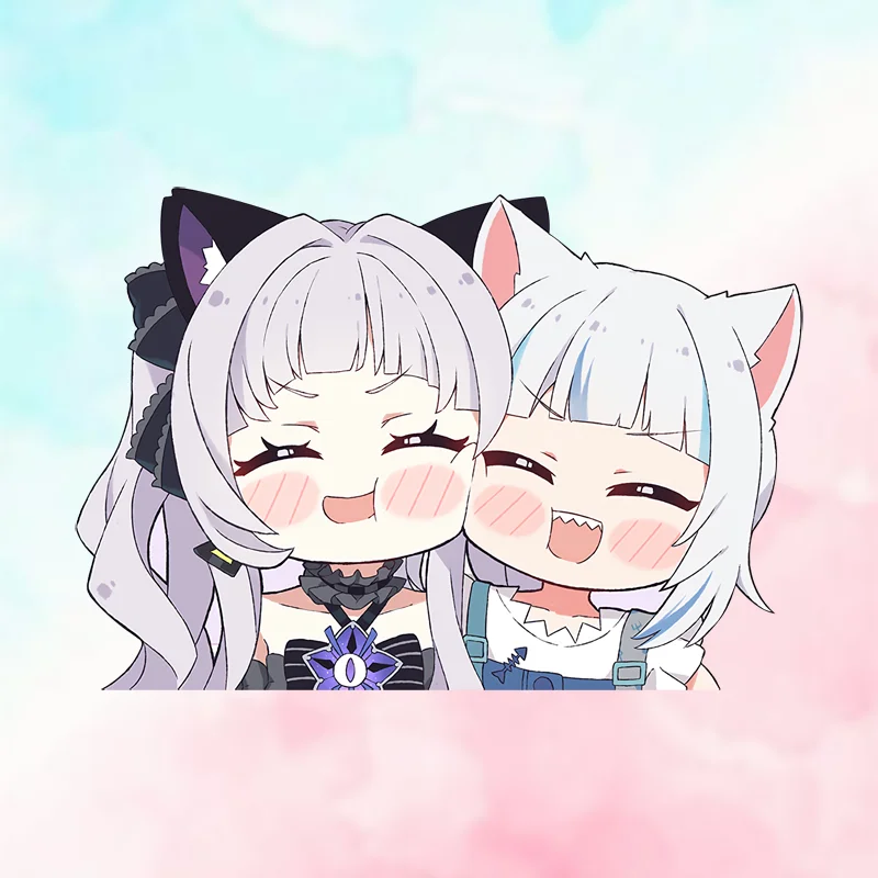 

EARLFAMILY личность Gawr Gura Hololive автомобильные наклейки доска для серфинга мотоцикл автомобильные аксессуары наклейка ноутбук кемперван наклейки