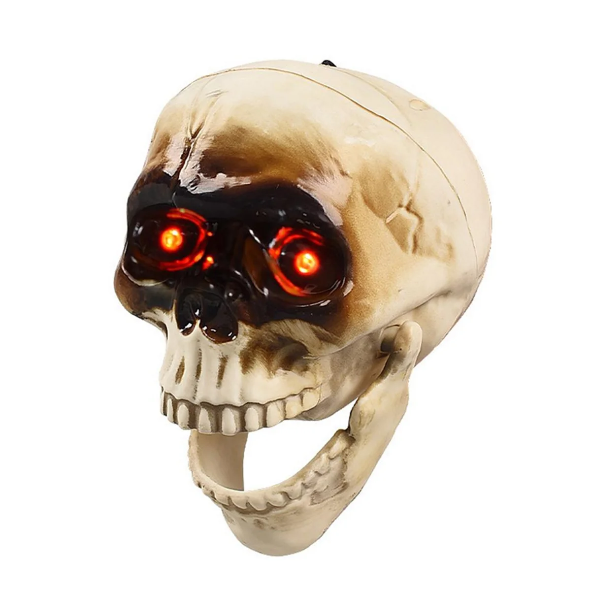 Spooky Skull Heads Halloween Decor Skull Heads with Motion Sensor Halloween Decorations Scary Sound Spooky Decoration