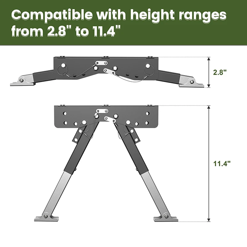 Adjustable height RV Accessories for Travel Trailers RV Step Stabilizer Kit Trailer Stabilizer Hardware Bracket