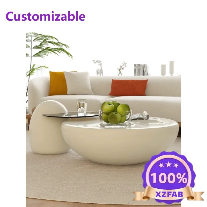 Factory Direct 2026 Cream cat claw coffee table, living room modern household combination small apartment
