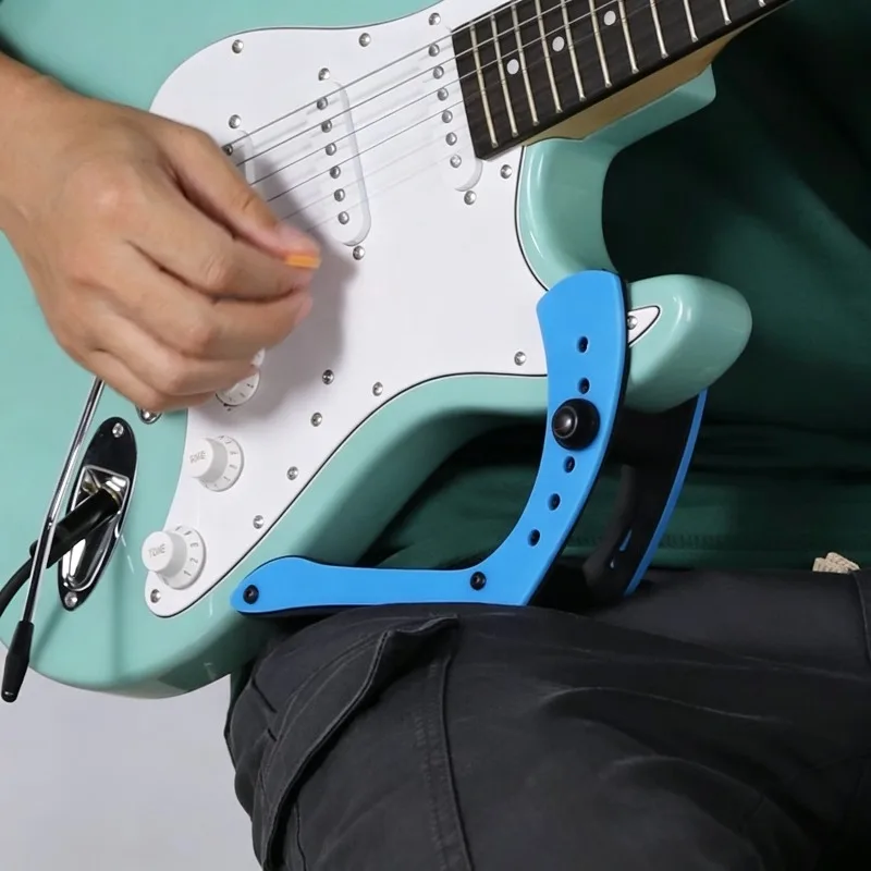 Acrylic Electric Guitar Leg Rest Lightweight Electric Guitar Support Holder Anti Slip Guitars Stand Guitars Playing Accessories