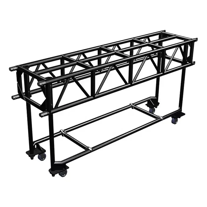 Aluminum Truss System for Stage Lighting Exhibition Hall Trade Fair Construction Pre Drilling Rig Truss Structure Support