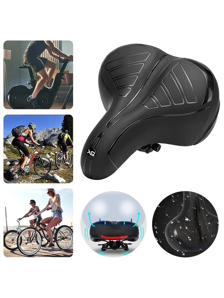AliExpress Bicycle Seat Ergonomic Gel Cushion Saddle Wide Comfort For Mountain Bike Road~
