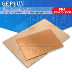1pcs FR4 PCB Single Side Copper Clad plate 7x10 10x15 cm DIY PCB Kit Laminate Circuit Board