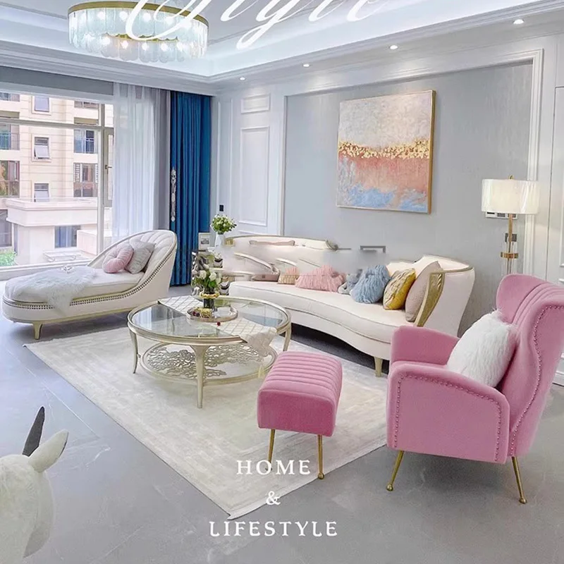 منتصف القرن مصمم أريكة خارجية فاخرة صالة فردية شرفة غرفة المعيشة الأرائك الشمال الحد الأدنى موبليس أثاث المنزل #1