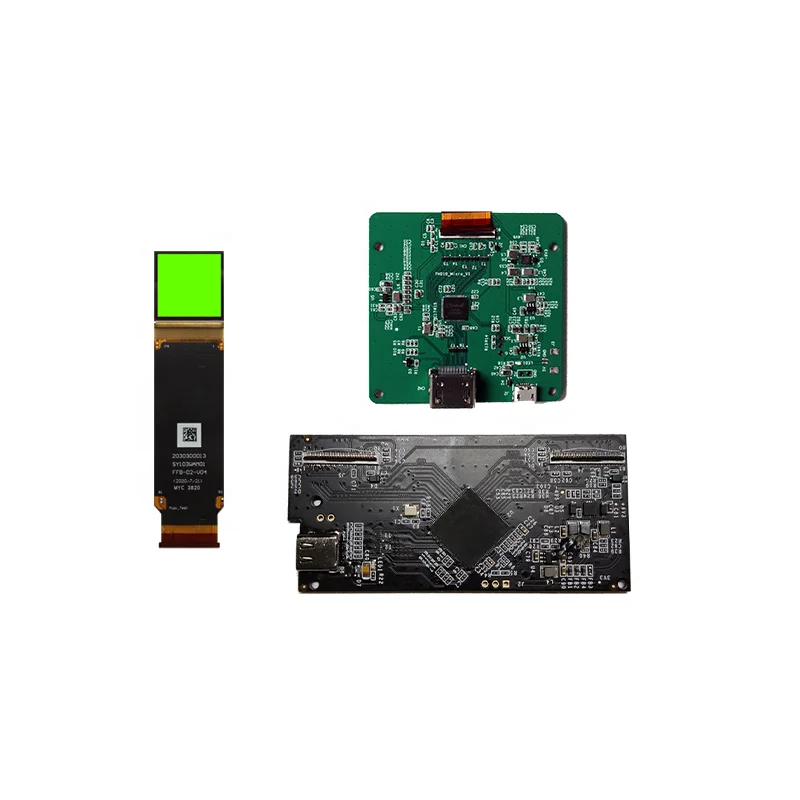 SeeYA SY103WAM10 1.03 polegadas 2560x2560 20000nits monocromático verde micro display OLED para aviação HMD HUD capacete