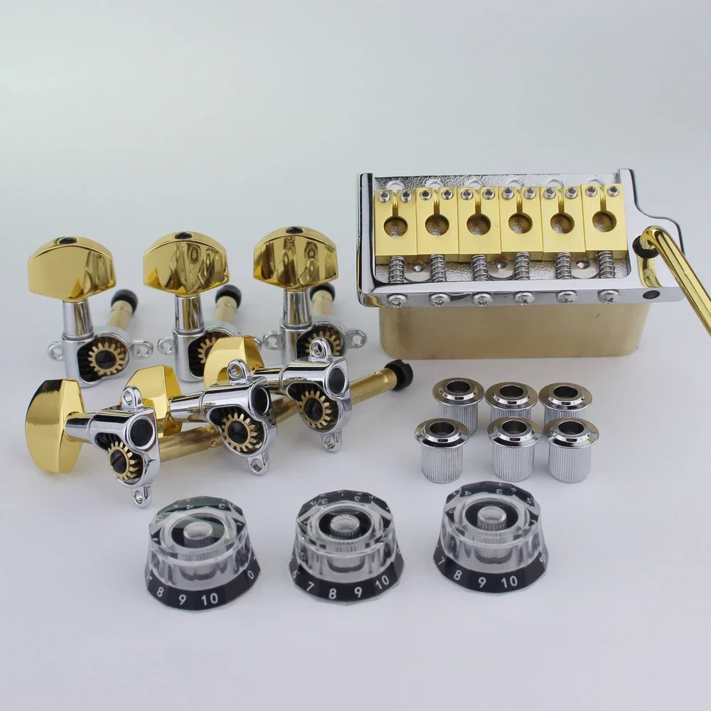 

1 Complete Installation Kit for ST Guitar Style Brass Tremolo Guitar Bridge,