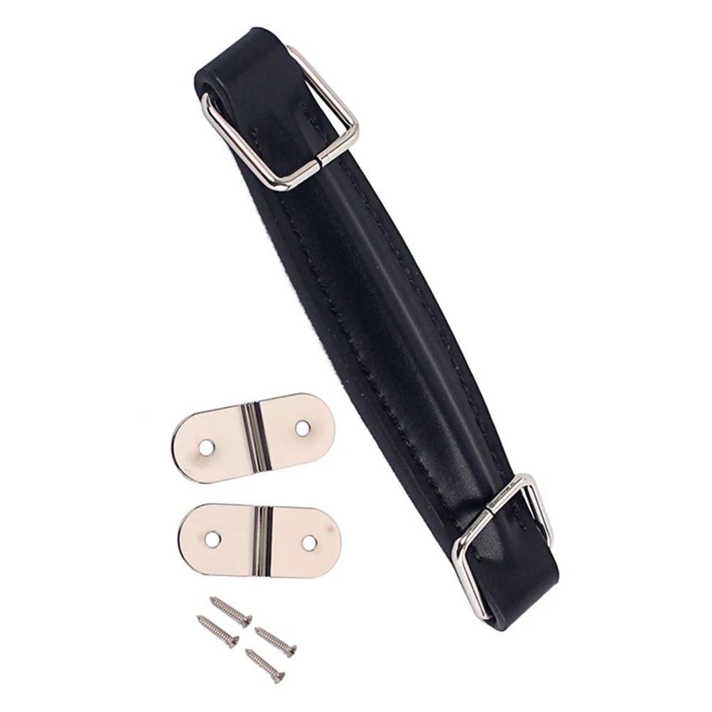 

Guitar Amplifier Handle Belt PU Lasting Use Speaker Soft Comfortable Carry Easy Replace Old Broken Strap