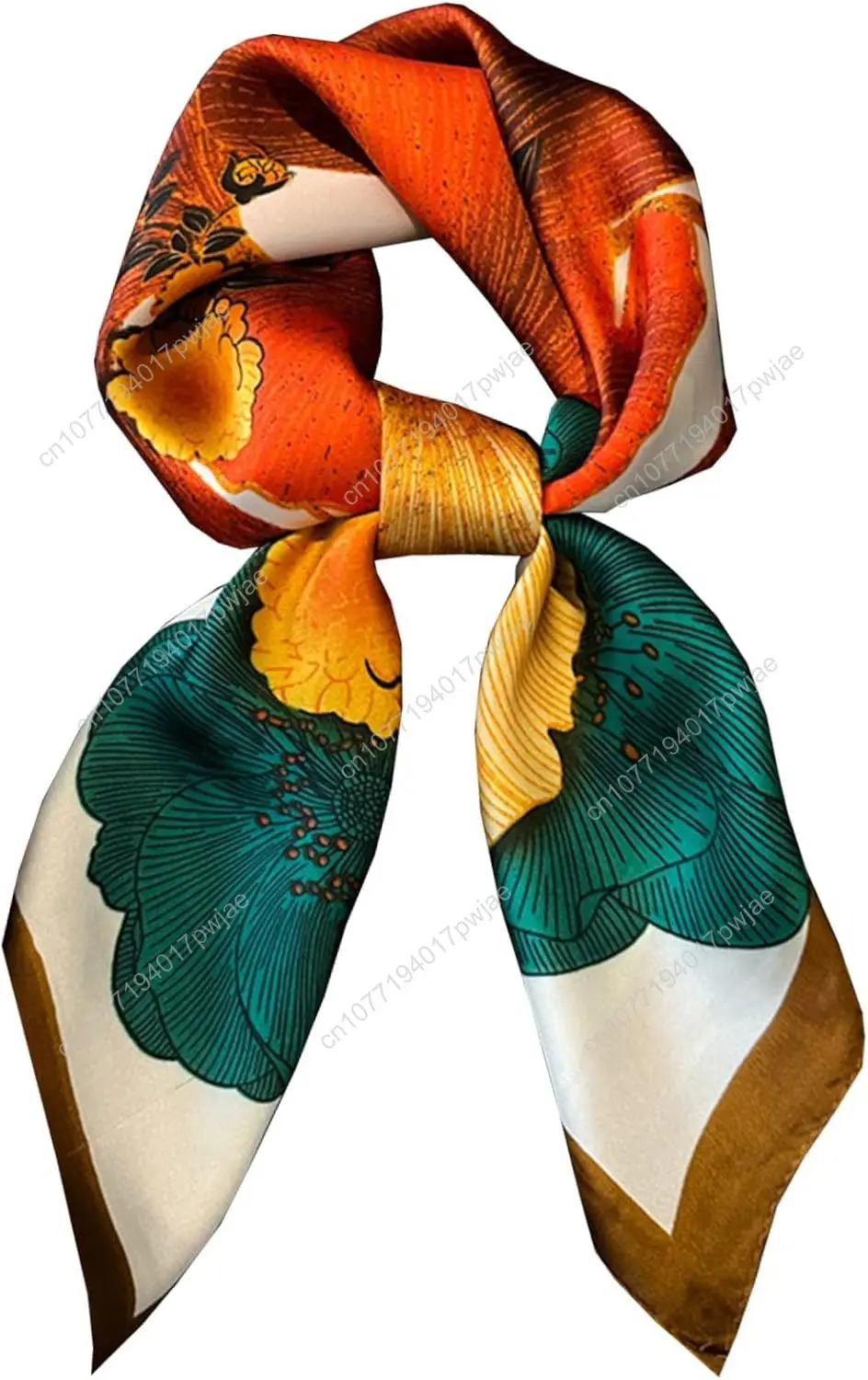 

Dailyacc Hair Bandanas Scarf For Women Lightweight Fashion Neck Silk Satin Head Scarves For Sleeping Handbags Scarf