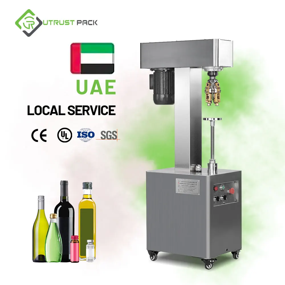 Semi Automatic Flip Off Vials Alcohol Glass Wine Bottle Electric Manual Capping Machine