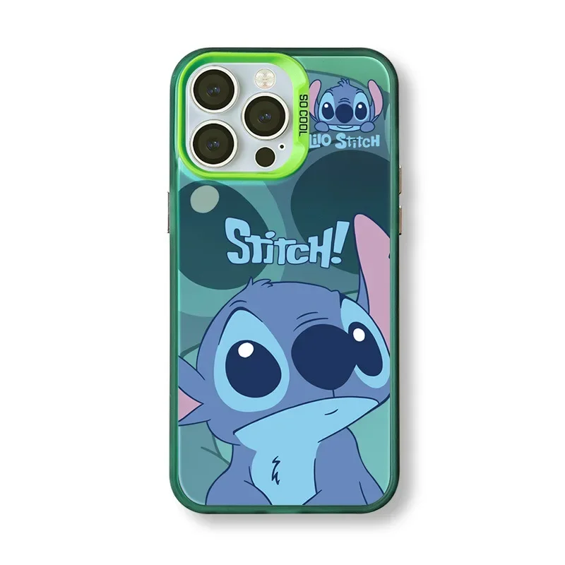 

Stitch IPhone Case for 15 14 Pro Max Cute Cartoon Shockproof Case For Ipone 13 12 Pro Apple XR XS Max Protective Cover Apple 7 8