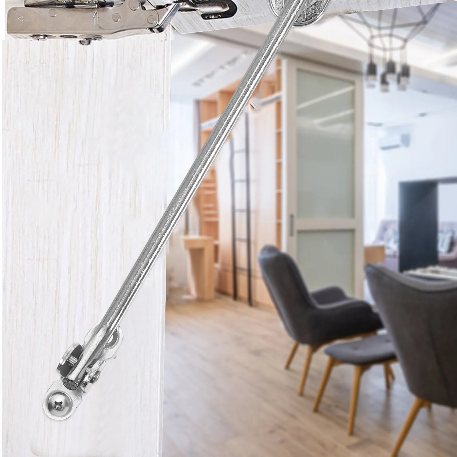 Gas Strut Limit Stop High Strength Zinc Alloy Gas Support for Cabinet Door Flip Wardrobe Toolbox Outdoor Cabinets