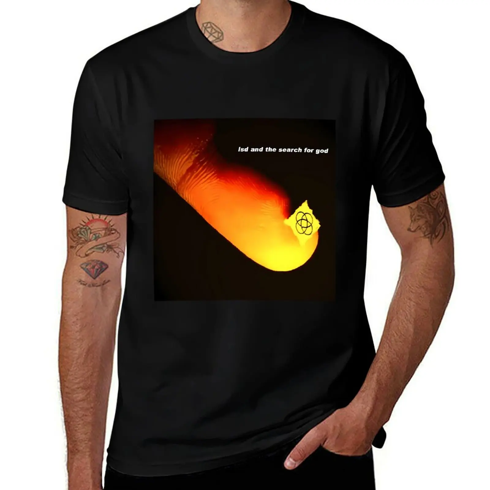 

Lsd And The Search For God T-Shirt rapper graphic tees Funny t-shirt workout shirts for men