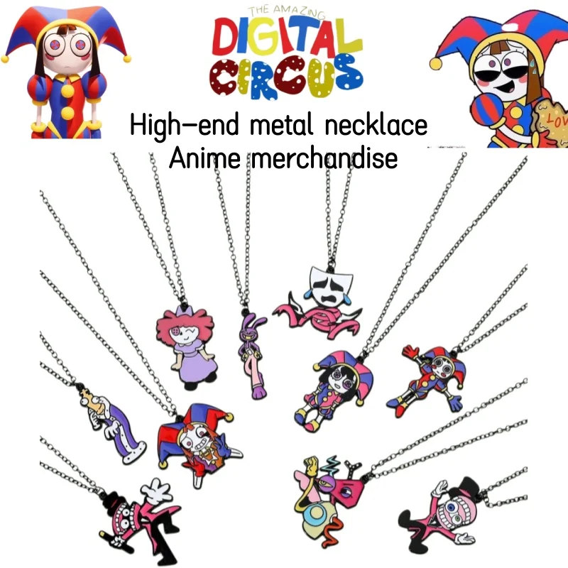 Magical Number Circus series cartoon anime merchandise pendant, creative and cute metal necklace accessory with a premium feel