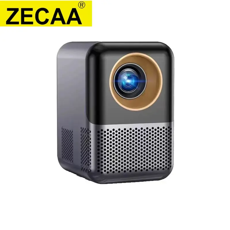 

ZECAA Full HD 1080P 400 ANSI 4K 2.4G+5G Dual Band WiFi 6 Android 11 Portable Bluetooth 5.0 Mini Smart Home Android Projector