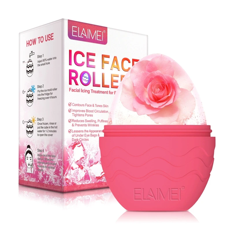 Rolo gelo para cuidados com a pele do rosto olhos para massagem beleza remoção linhas finas