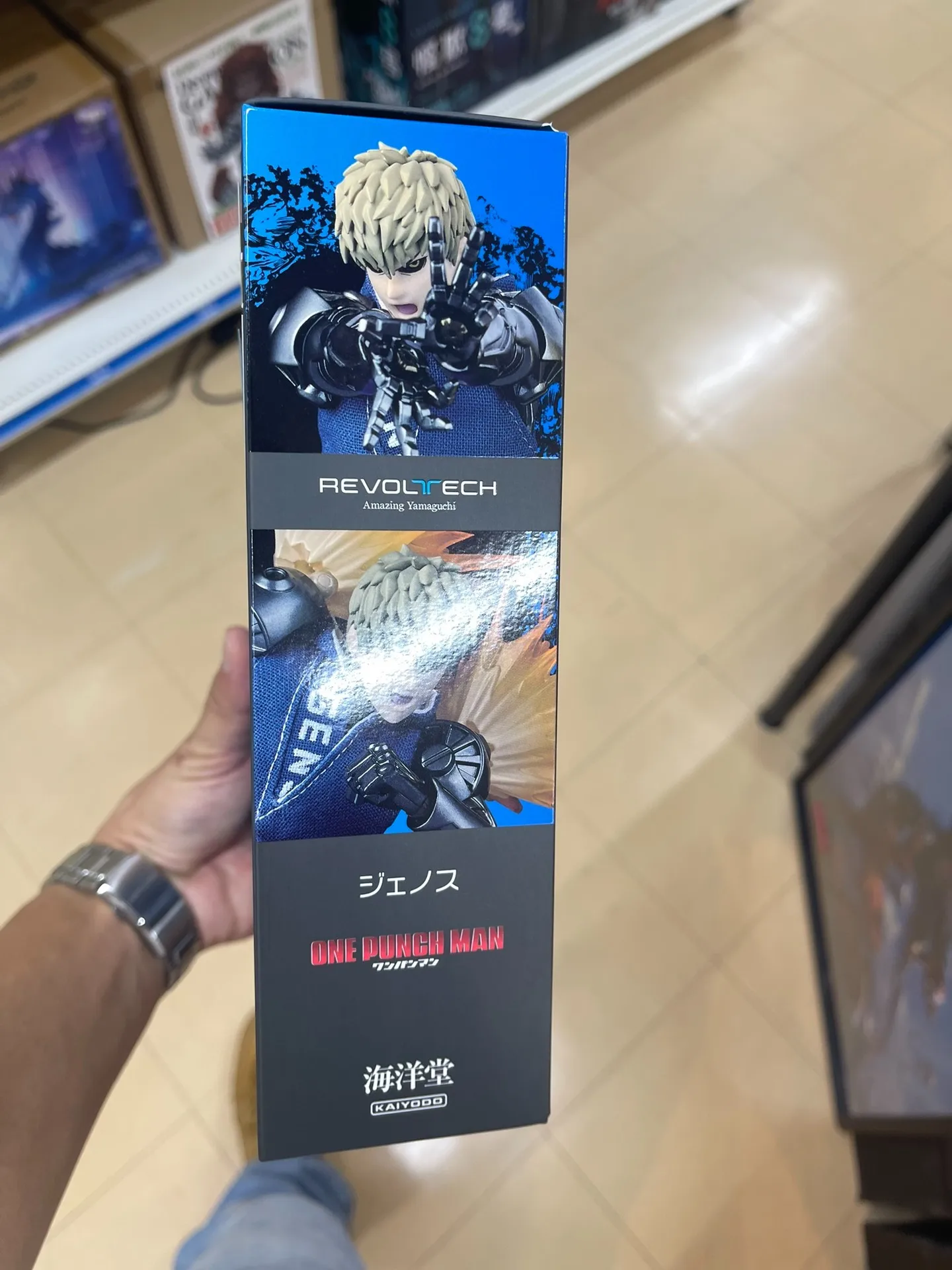 متوفر في المخزون ألعاب نموذج متحركة Kaiyodo Genos Revoltech مذهلة YAMAGUCHI ONE PUNCH-MAN Originate