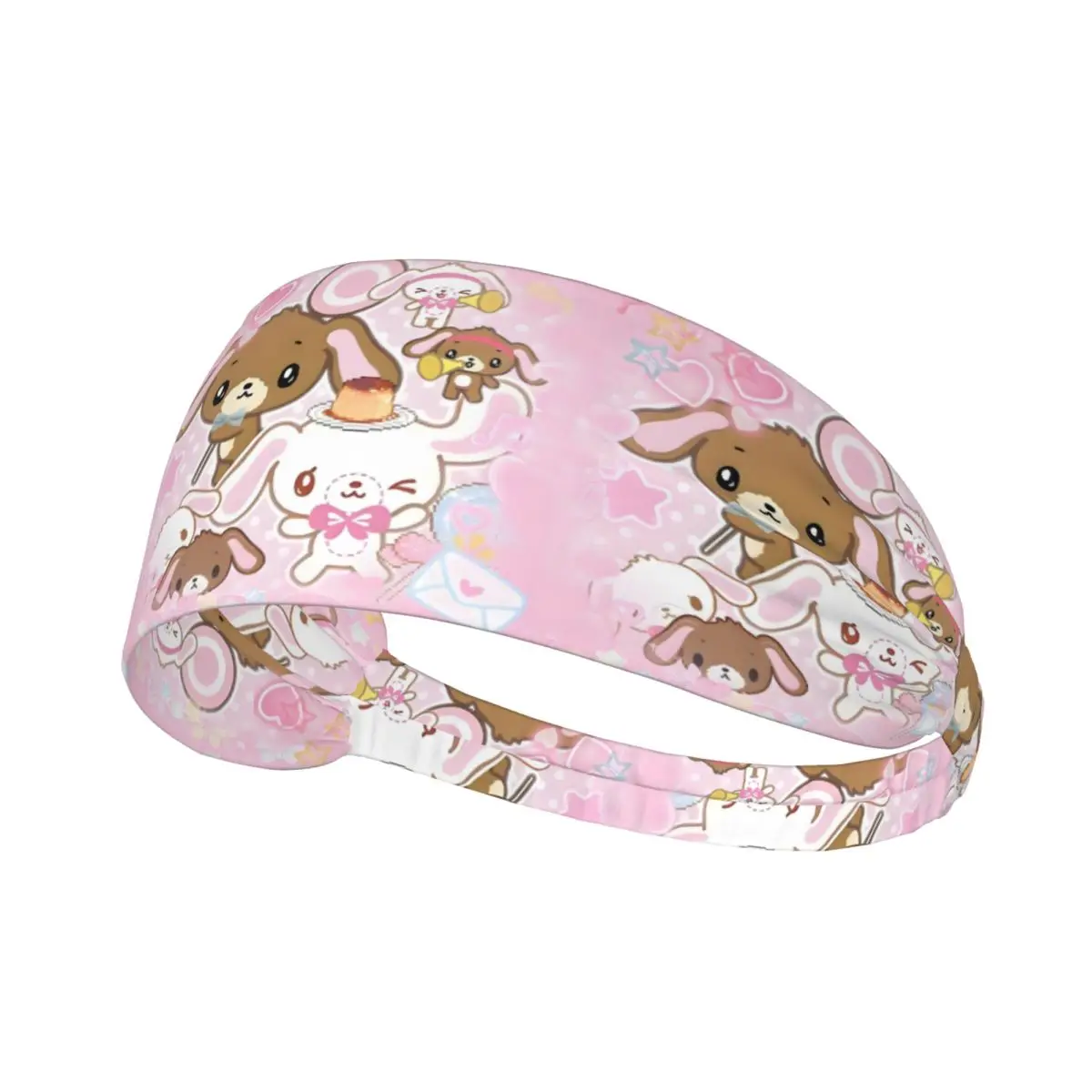 

Custom Sanrio Anime Sugarbunnies Headband Women Men Non Slip Cartoon Kawaii Moisture Wicking Gym Sweatband for Training