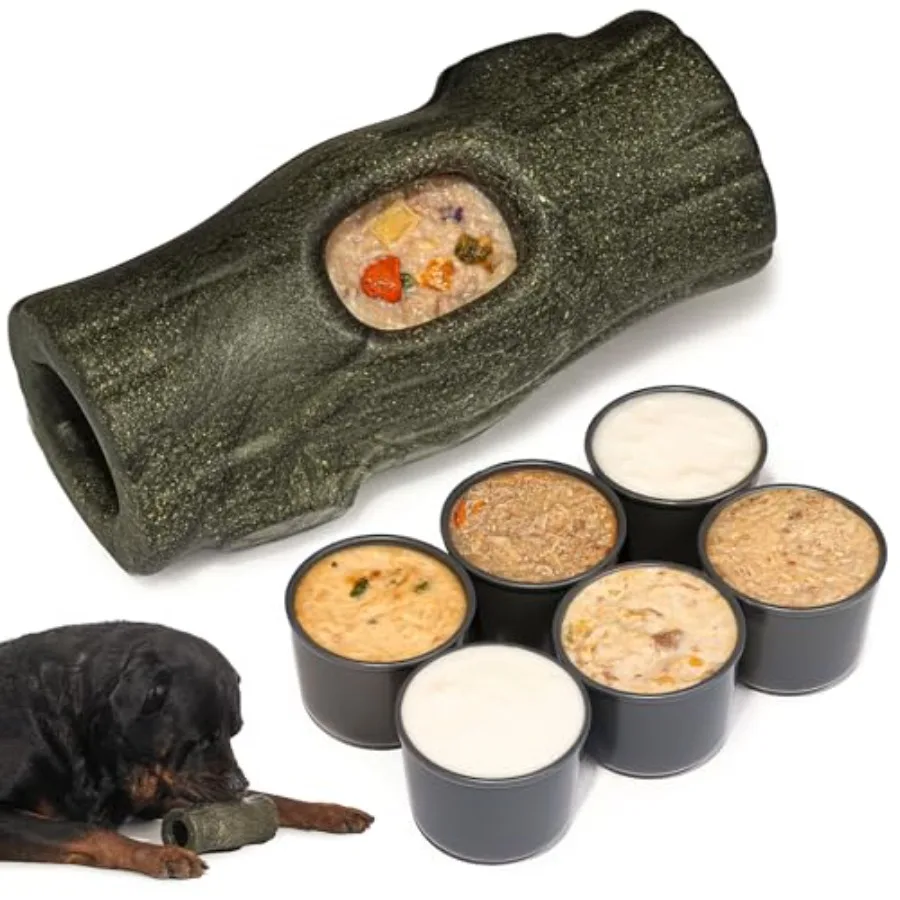 

2 Pack Interactive Dog Toys for Aggressive Chewers Long-Lasting Frozen Dogs Treat Holder to Keep Them Busy Indestructible Dog E