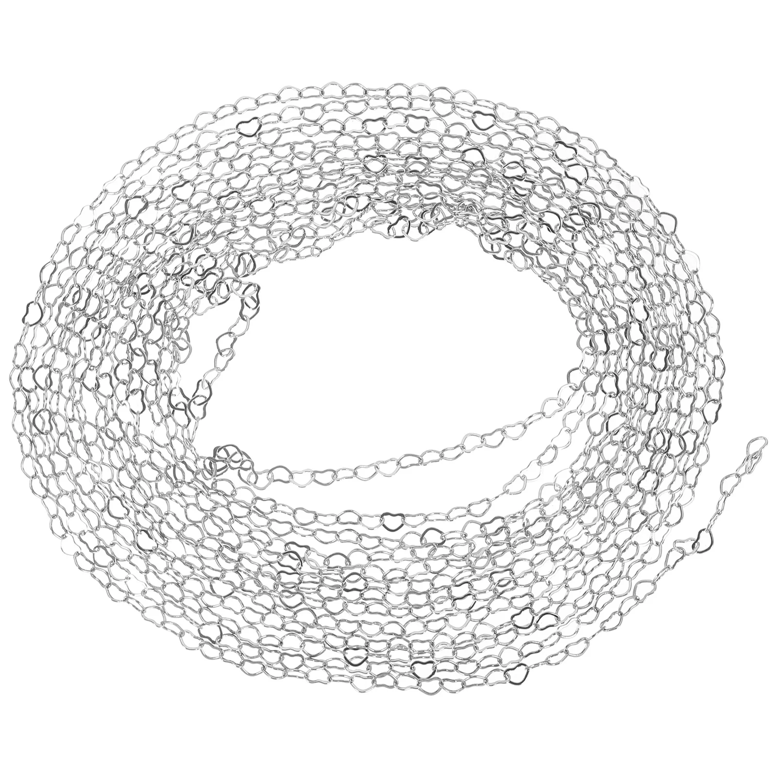 

Heart Link Metal Jewelry Alloy Diy Chain For Bracelet Necklace Making Durable Easy Connect Chain Material Jewelry