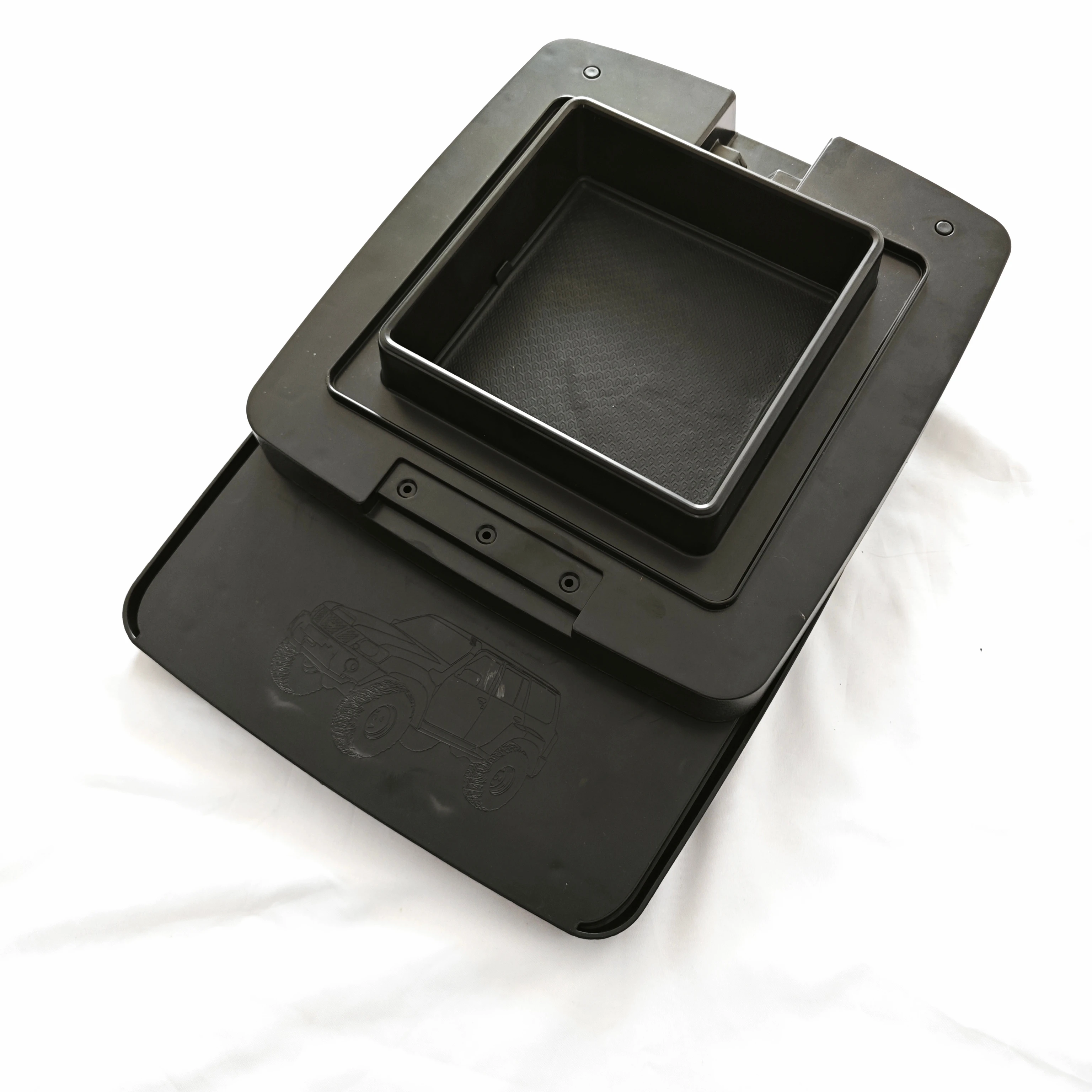 Patrol Y61 Central Armrest Raised Modification Storage Box 2004-2024 Special Black and Blue Free Shipping