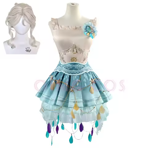 Identity 5 Margaretha Cosplay Costume Female Dancer Wandering Moonlight‌ Uniform Wig Anime Halloween Costumes for Women Game